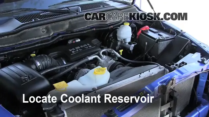 2007 Dodge Ram 1500 Laramie 5.7L V8 Extended Crew Cab Pickup Antigel (Liquide de Refroidissement) Rincer Antigel